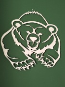 Dekoracja dekor niedźwiedź sklejka 4 mm 