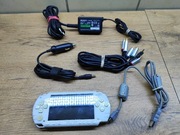 PSP Play Station Portable 1004 Biała Zestaw Zasilacz Kabel Karta Pamięci 