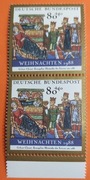 Niemcy DB znaczki 1988 # 1396** Boże Narodzenie dwójka pionowa 