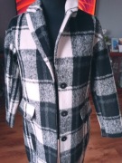 Plaszxz damski Carry krata prosty S M 
