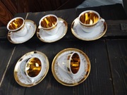 Filiżanki do espresso zlocone czechy