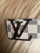 Pasek Louis vuitton biały 