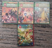 3 płyty DVD LEGO Ninjago + 1 płyta LEGO Chima