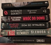 Pakiet książek thrillery, literatura obyczajowa 