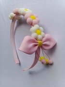 Opaska na głowę. Kolor: różowy