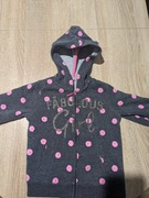 Bluza z kapturem na zamek dla dziewczynki 