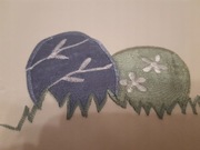 Bieżnik serweta Wielkanoc haft aplikacje 85x85