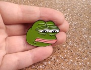 Pepe the frog memy Wpinka przypinka metalowa pin broszka Pin Smutna Żaba