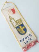 Proporczyk 35 lecie PRL Opole herb 1979 lok pzn tkkf zsmp