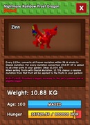 grow a garden nightmare rainbow frost dragon