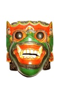 4a. Drewniana maska Barong z Bali.