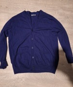 Sweter rozpinany M Wełna/Bawełna 