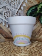 Doniczka terakota kolorowa malowana osłonka 17cm