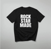 Rock Star Made Koszulka z Napisem Nowa Unisex M