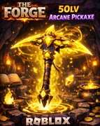 KONTO ROBLOX THE FORGE – ARCANE PICKAXE | LVL 50+ |
