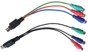 Kabel VIVO HDTV-Out – 7-pin mini-DIN na 3xRCA komponentowe