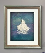 Oryginalny (nie zdjęcie!) autorski obraz strukturalny "Loneliness" z cert.