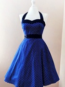 Sukienka strój tematyczny party retro lata 80te PRL grochy przebranie nowa