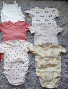 Body dla dziewczynki z krótkim rękawem lub na ramiączka do wyboru r. 80