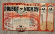 Bilet CAŁY mecz wspomnień 1993 polska niemcy 