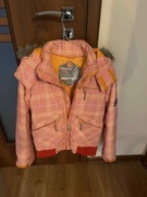 Protest Geotech Kurtka Damska Zimowa Narciarska Różowa Medium