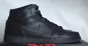 Nike Air Jordan 1 Mid Triple Black 2013 11US/45EUR