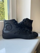 Trampki Converse długie czarne skóra