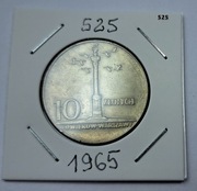 10 zł Kolumna  1965 piękna moneta nr. 525
