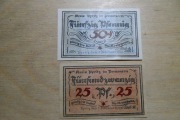 notgeld, pieniądz zastępczy - Niemcy/ Polska - Pyritz/ Pyrzyce
