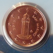 SAN MARINO 2015 1 CENT UNC !!!!!!!!!!