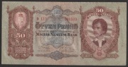 Węgry 50 pengo 1932 - D112