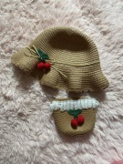 Kapelusz i torebka zestaw dla dziewczynki 