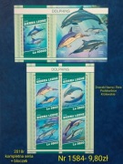 Znaczki fauna:1584: ryby- Sierra Leone 2018r **