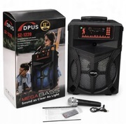 GŁOŚNIK BEZPRZEWODOWY KARAOKE Z MIKROFONEM