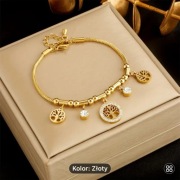 Elegancka Bransoletka ze sztucznymi cyrkoniami...