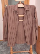 Nowa klasyczna męska koszula w prążki BYGEN r. L/XL