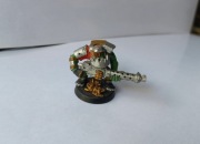 Figurka Ork Tfardziel z wielką Splufą -Warhammer 40k cyna