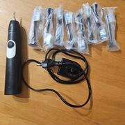 PHILIPS SONICARE +ładowarka z uk + 8 koncówek