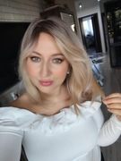 Peruka topper włosy blond ombre 50 cm