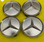 Mercedes Benz dekielki aluminum 75mm robione na CNC 