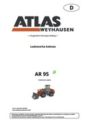 Instrukcja obsługi Ładowarki Atlas AR 95 PL
