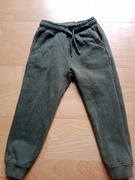 KappAhl Ciepłe spodnie dresowe r. 104 khaki
