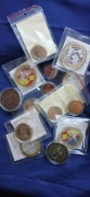 MEDALE okolicznościowe + Monety ZSRR USA Anglia Czechy + 13 szt KAPSLE