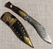 Stary nóż Nepal zdobiony z pokrowcem