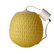 Lampa sufitowa vintage z kloszem szklanym retro