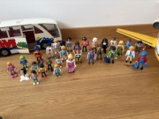 Playmobil Samolot Autobus Figurki