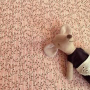 Tapeta do domku dla myszek maileg lalek barbie wiosenny poranek