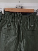 Spodnie pinko khaki ekoskóra 