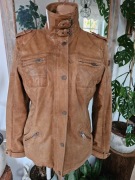 Tom Tailor Polo Team kurtka skórzana naturalna skóra ramoneska rozmiar L