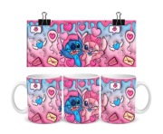 Kubek z nadrukiem STITCH święta prezent WALENTYNKI 330ml